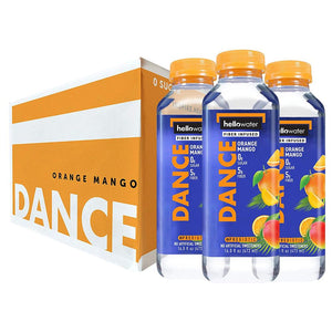 DANCE, Orange-Mango hellowater® pack of 12