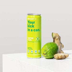 EBOOST Super Fuel Ginger Lime 12 Cans