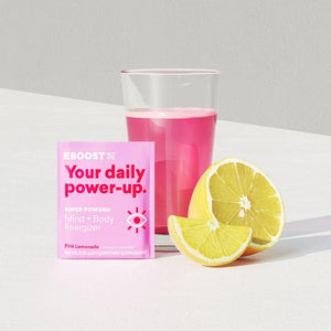 EBOOST Super Powder Pink Lemonade 20 Packets