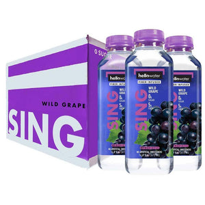 SING, Wild Grape hellowater® pack of 12